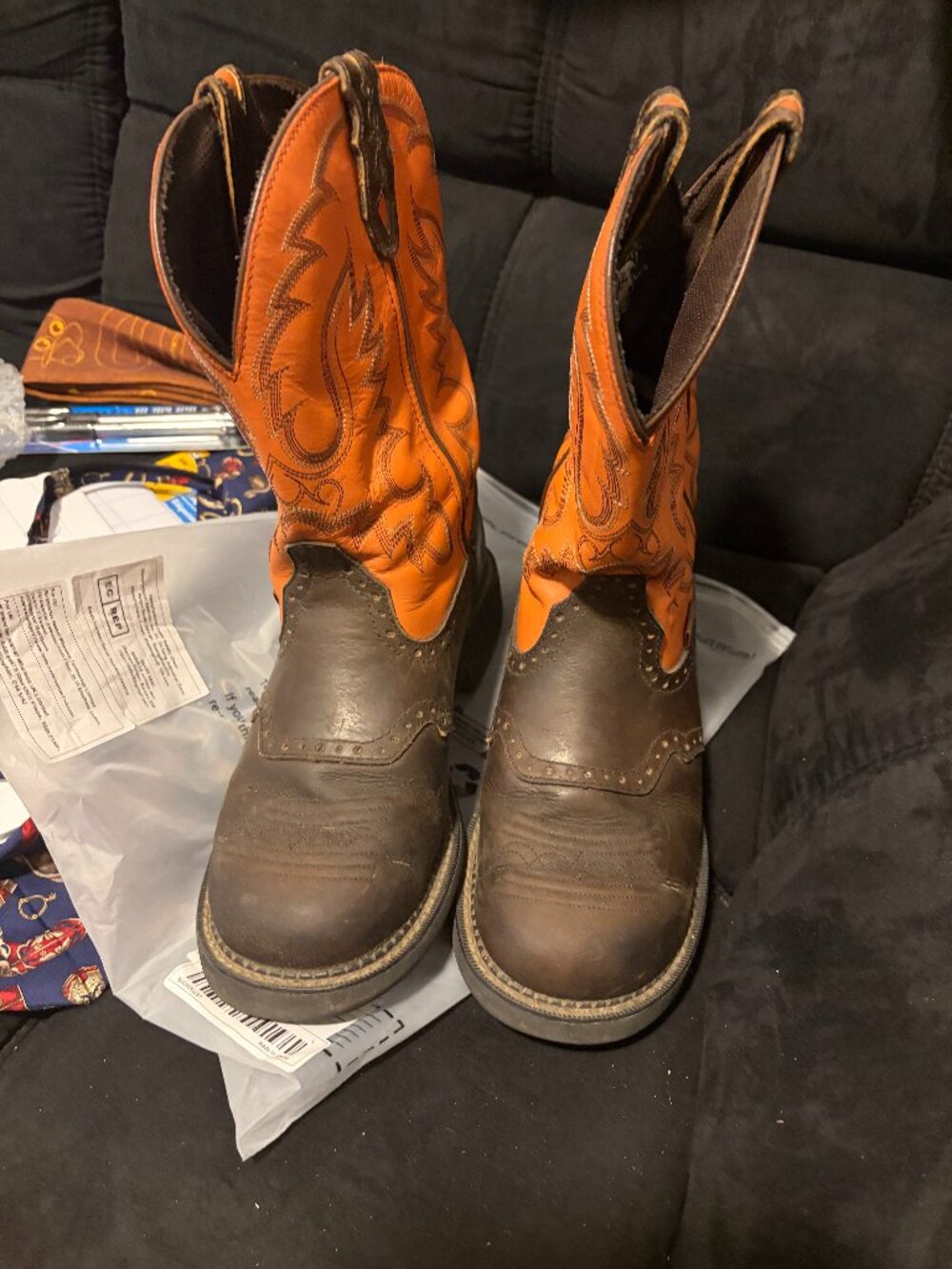 Justin ladies cowboy boots